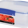 Sistema 1700zs 2 Liter Clear Rectangular Klip It Food Container