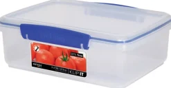 Sistema 1700zs 2 Liter Clear Rectangular Klip It Food Container