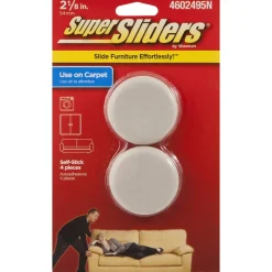 SLIDERS BEIGE 2-1/8" 4PK