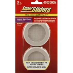 SLIDERS FELT TAN 3"W 4PK
