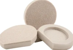 SLIDERS FELT TAN 3"W 4PK