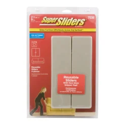 SLIDERS PLST TAN 9"L 4PK