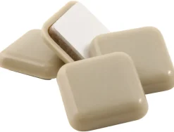 SLIDERS PLST TAN 1"W 4PK