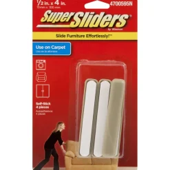 SLIDERS PLST TAN 4X1/2"