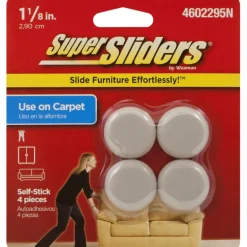 SLIDERS RND BGE 1-1/8"W
