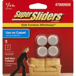 SLIDERS RND BGE 3/4"W 4P