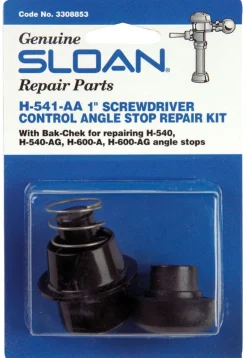 Sloan Angle Stop Repair Kit Black Plastic