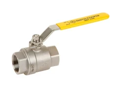 Smith-Cooper 1/4 in. 304 Stainless Steel FIP Ball Valve Full Port Lever