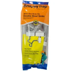 Snappy Trap 1-1/2 in. D PVC Double Sink Drain Kit