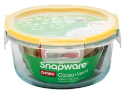Snapware 4 cups Lock Top Container 1 pk Multicolored (Pack of 4)
