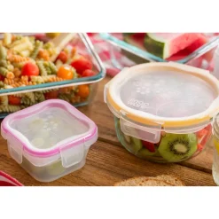 Snapware 4 cups Lock Top Container 1 pk Multicolored (Pack of 4)