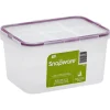 Snapware Clear Rectangle 10.8 Cup Airtight and Watertight Food Storage Container 4 x 8 x 6 in.