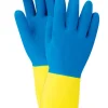 Soft Scrub Neoprene Cleaning Gloves L Blue 1 pair