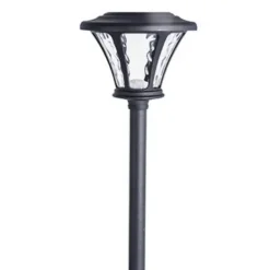 Solar LED Path Lights, Black Plastic, 6-Pk.