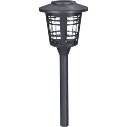 Solar Path LED Light, Stainless Steel & Black Finish, 4-Pk.