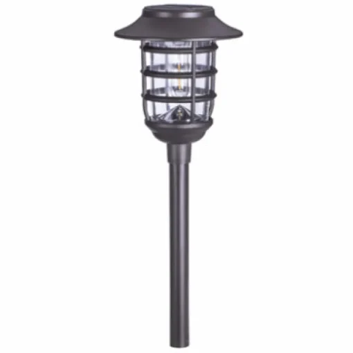 Solar Path Lights, Bronze Aluminum, 2-Pk.