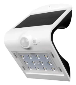 SOLAR SENS WALL LGHT WHT
