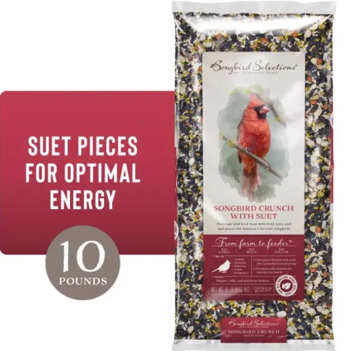 Songbird Selections Songbird Crunch Wild Bird Seed Wild Bird Food 10 lb