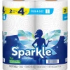 Sparkle White 2-Ply Recycled 58 ft. L Roll Paper Towels 6 L x 11 W in. (Pack of 12)