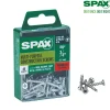 SPAX No. 6 x 3/4 in. L Phillips/Square Flat Head Zinc-Plated Steel Multi-Purpose Screw 45 each