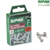 SPAX No. 10 x 1 in. L Phillips/Square Zinc-Plated Multi-Purpose Screws 20 pk