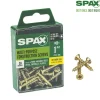 SPAX No. 8 x 1 in. L Phillips/Square Flat Head Yellow Zinc Steel Multi-Purpose Screw 30 each