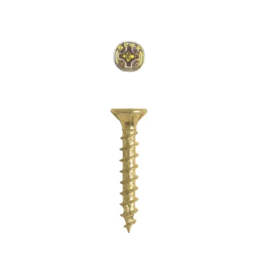 SPAX No. 8 x 1 in. L Phillips/Square Flat Head Yellow Zinc Steel Multi-Purpose Screw 30 each
