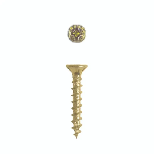 SPAX No. 8 x 1 in. L Phillips/Square Flat Head Yellow Zinc Steel Multi-Purpose Screw 30 each