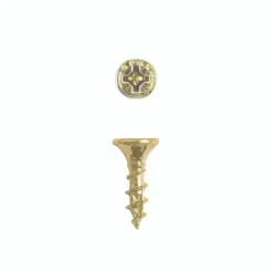 SPAX No. 6 x 1/2 in. L Phillips/Square Flat Head Yellow Zinc Steel Multi-Purpose Screw 50 each