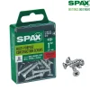 SPAX No. 10 x 1 in. L Phillips/Square Flat Head Zinc-Plated Steel Multi-Purpose Screw 20 each