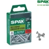 SPAX No. 6 x 1 in. L Phillips/Square Flat Head Zinc-Plated Steel Multi-Purpose Screw 40 each