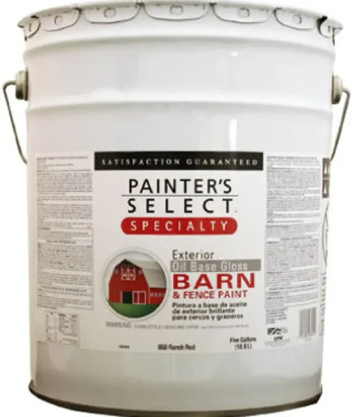 Speciality Barn & Fence Paint, Oil-Base, Gloss, Barn Red, 5-Gallons