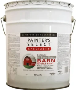 Speciality Barn & Fence Paint, Latex, Flat, White, Gallon (Pack of 2)