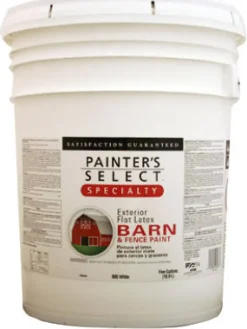 Speciality Barn & Fence Paint, Latex, Flat, Ranch Red, Gallon (Pack of 2)