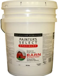 Speciality Barn & Fence Paint, Latex, Flat, Black, Gallon (Pack of 2)