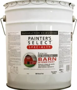 Speciality Barn & Fence Paint, Oil-Base, Flat, Ranch Red, 5-Gallons