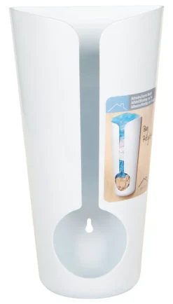 Spectrum White Organizer Bin 14 in. H X 3-5/9 in. W X 7.25 in. D