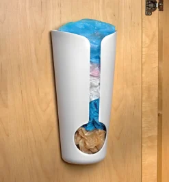 Spectrum White Organizer Bin 14 in. H X 3-5/9 in. W X 7.25 in. D