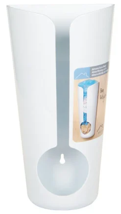 Spectrum White Organizer Bin 14 in. H X 3-5/9 in. W X 7.25 in. D