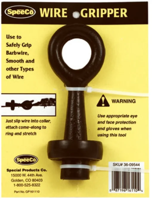 SpeeCo Wire Gripper Black