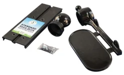 SpinDigger 20 in. H x 15 in. W Black Aluminum Mailbox Mounting Kit