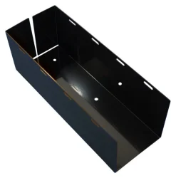 SpinDigger Aluminum Black Paintable Mailbox Newspaper Box 18 L x 6.5 H x 17.8 W in.