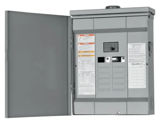 Square D HomeLine 100 amps 120/240 V 12 space 24 circuits Combination Mount Main Breaker Load Center