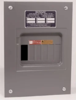 Square D HomeLine 100 amps 120/240 V 6 space 12 circuits Flush Mount Main Lug Load Center