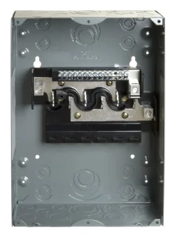 Square D HomeLine 100 amps 120/240 V 6 space 12 circuits Surface Mount Main Lug Load Center