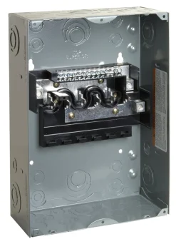 Square D HomeLine 100 amps 120/240 V 6 space 12 circuits Surface Mount Main Lug Load Center