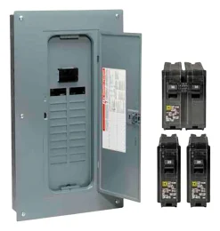 Square D HomeLine 100 amps 120/240 V 20 space 40 circuits Combination Mount Main Breaker Load Center