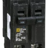 Square D HomeLine 100 amps Surge 2-Pole Circuit Breaker