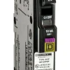Square D QO 20 amps Arc Fault/Ground Fault Single Pole Circuit Breaker