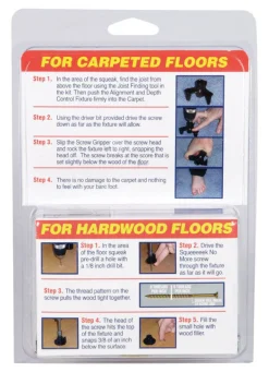 Squeeeeek No More No. 8 X 3 in. L Square Bugle Head Coarse Screw Kit